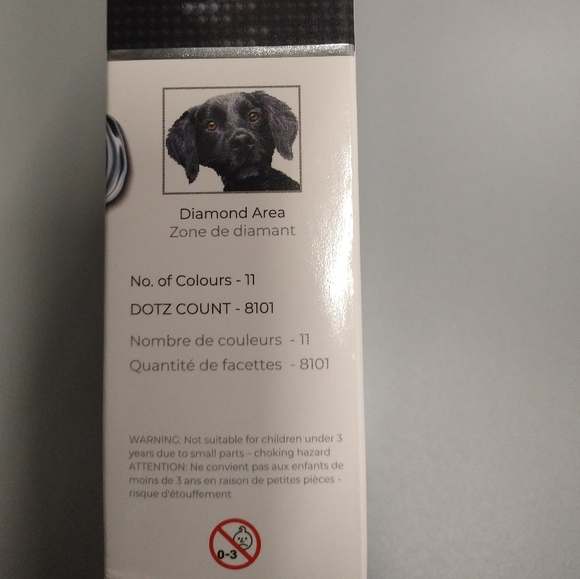 Diamond Dotz Diamond DotzSE Dog Blackie Round Facet Partial Coverage Craft Kit - Picture 10 of 13